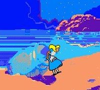 une photo d'Ã©cran de Alice in Wonderland sur Nintendo Game Boy Color